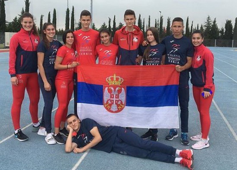 U 18 atletska reprezentacija Srbije na Balkanijadi za mlađe juniore 2019