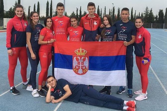 U 18 atletska reprezentacija Srbije na Balkanijadi za mlađe juniore 2019