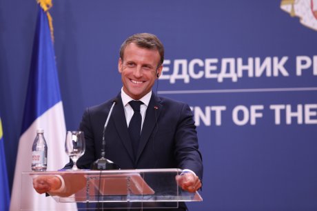Emanuel Makron, Aleksandar Vučić Emanuel Makron, Aleksandar Vučić