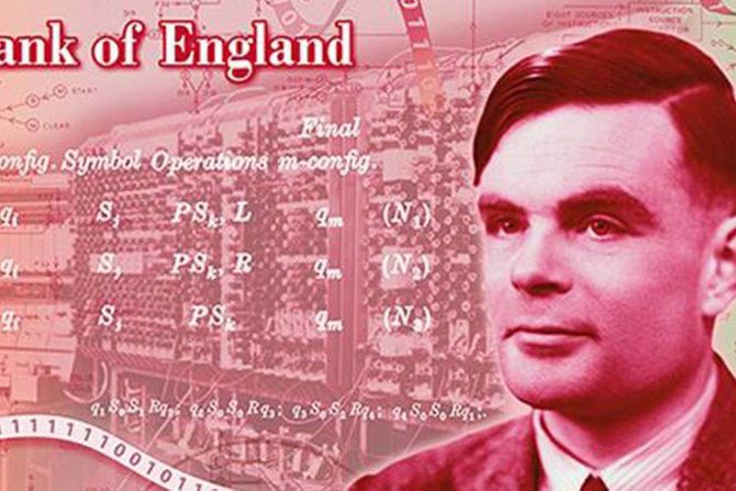 ALAN TURING, novcanica