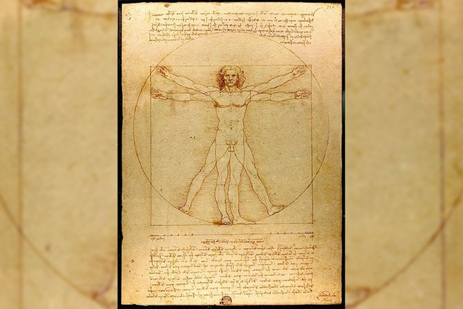 Leonardo da Vinci, Vitruvian man