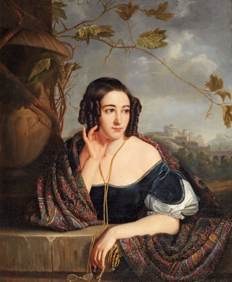 Portrait Alexandra Amalie Prinzessin von Bayern (1826-1875)