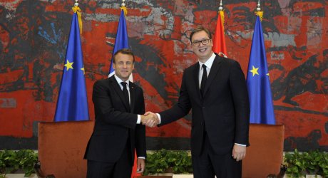 Emanuel Makron, Aleksandar Vučić Emanuel Makron, Aleksandar Vučić