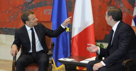 Emanuel Makron, Aleksandar Vučić Emanuel Makron, Aleksandar Vučić