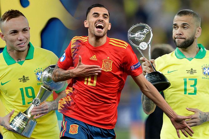 Dani Ceballos, Dani Sebaljos, Everton, Dani Alves