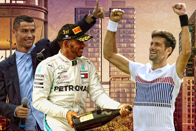 Novak, Ronaldo, Hamilton