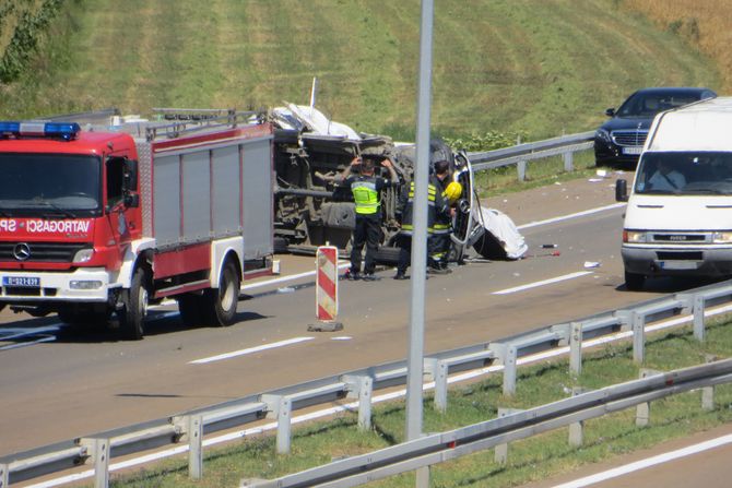 Sudar na autoputu kod Aleksinca