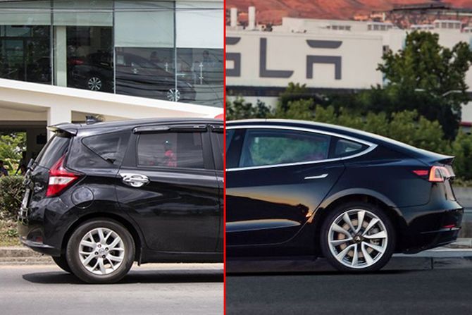 Automobil, Hatchback vs. Sedan