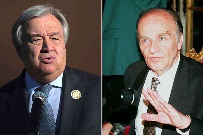 Antonio Guteres, Alija Izetbegovic