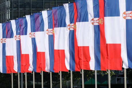 Zastave Srbije i Francuske, srpska i francuska zastava, Srbija, Francuska