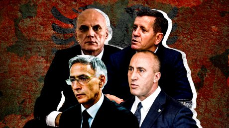 Jakup Krasnići, Ramuš Haradinaj, Rustem Mustafa, Gani Geci