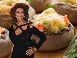 Sofija Loren, punjene pecurke