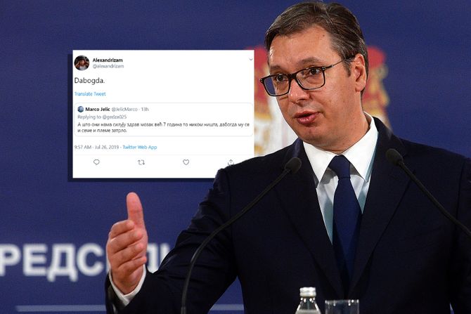 Vucic pretnje