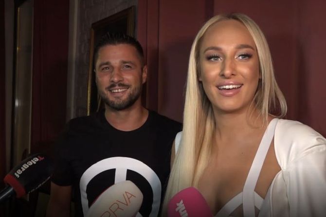 Luna Đogani, Marko Miljković, snimanje spota, prekinuo intervju