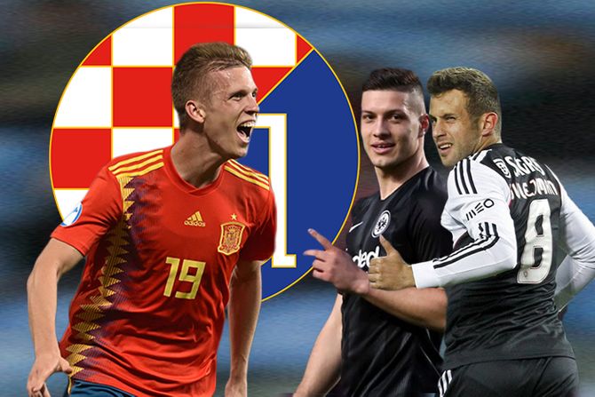 Dani Olmo, Luka Jovic, Miralem Sulejmani