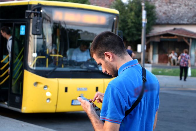 Autobus GSP pokrivalica