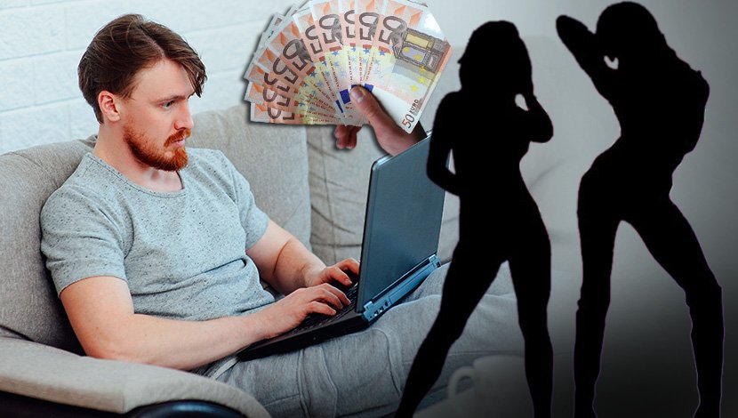 decko računar oglas evri pare novac devojke spnzoruse kurve