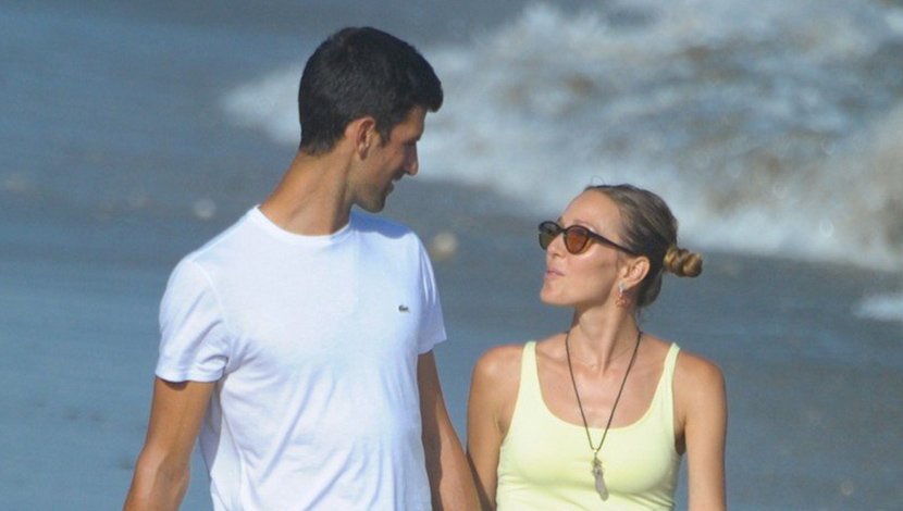 Novak i Jelena Djokovic Đoković, suknja