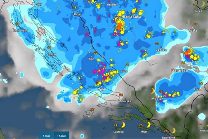 hrvatska split nevreme