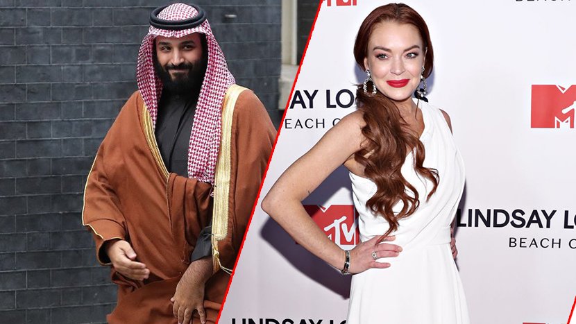 Mohammed bin Salman, Lindsay Lohan