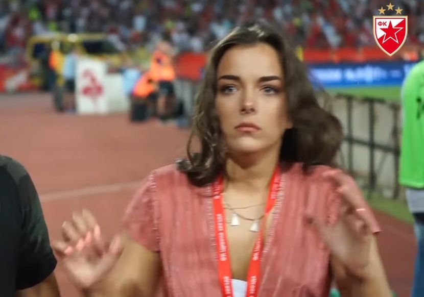 Anastasija Zvezda kids voditeljka,FK Crvena zvezda