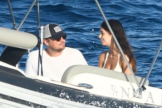 Leonardo Dicaprio and girlfriend Camila Morrone Dikaprio Kamila