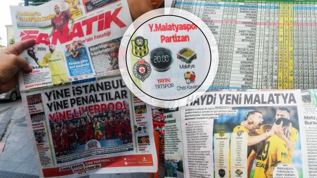 Partizan, novine iz Turske