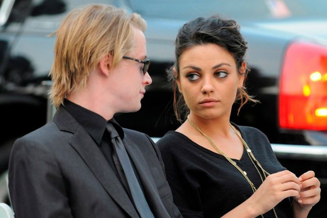 mila kunis macaulay culkin