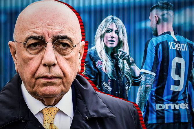 Adriano Galliani, Wanda Icardi