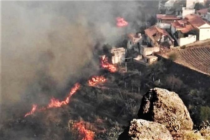 kanarska ostrva, požar, evakuacija