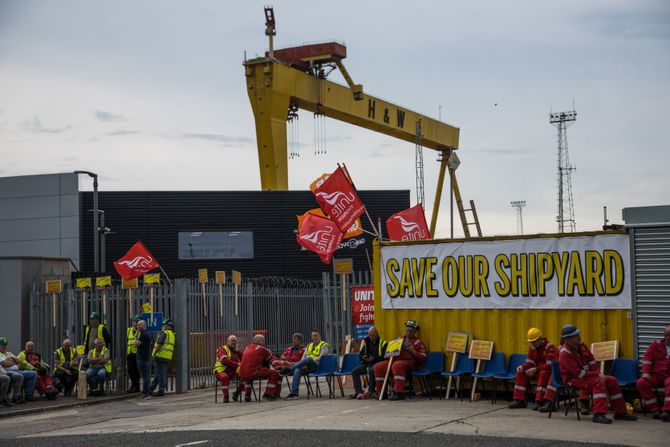 Harland  and Wolff Belfast, Irsko brodogradilište