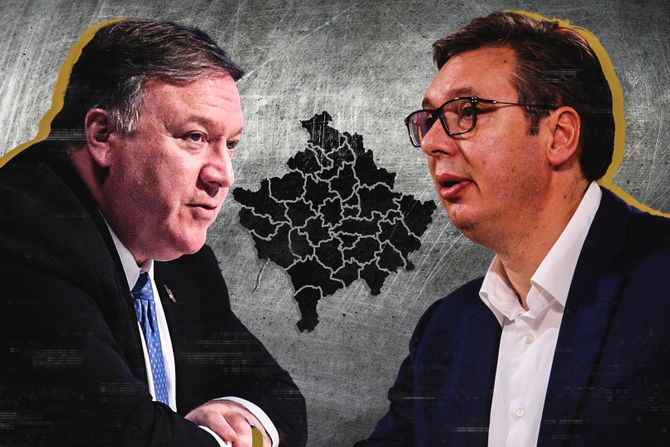 Aleksandar Vučić, Mike Pompeo