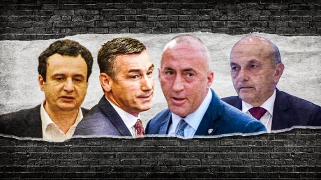 Ramuš Haradinaj, Aljbin Kurti, Kadri Veselji i Isa Mustafa