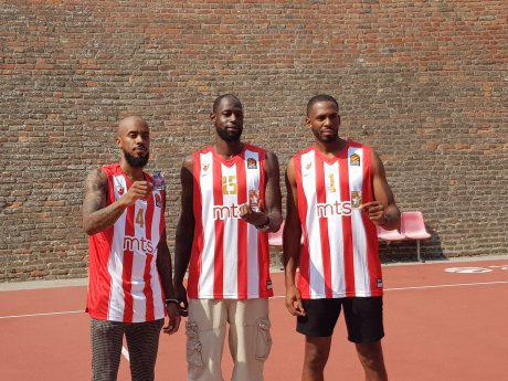 KK Crvena zvezda, Dzejms Gist, Lorenco Braun, Derik Braun