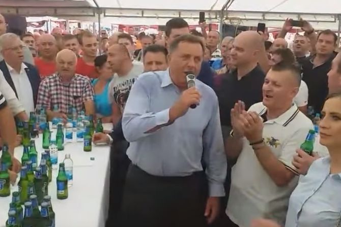 Milorad Dodik, Kočićev sabor, Manjača