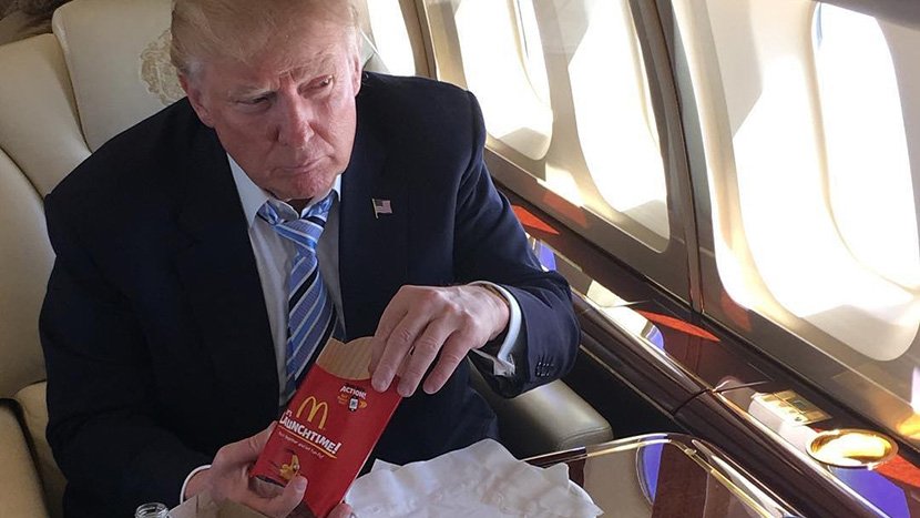 Donald Tramp, brza hrana Donald Tramp, brza hrana