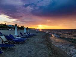 Pefkohori, Grčka, plaža