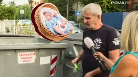 Čovek koji je našao bebu u kontejneru