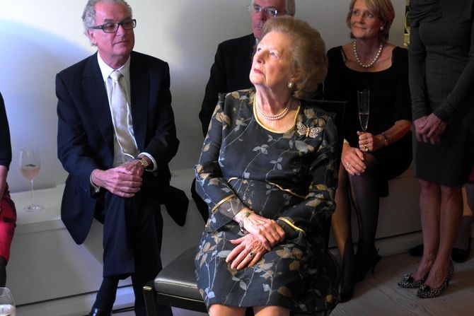 Tim Bell Margaret Thatcher Tačer