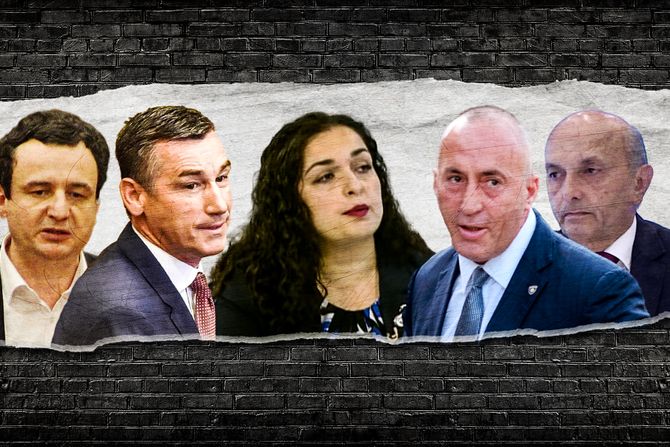 Ramuš Haradinaj, Aljbin Kurti, Kadri Veselji, Vjosa Osmani i Isa Mustafa