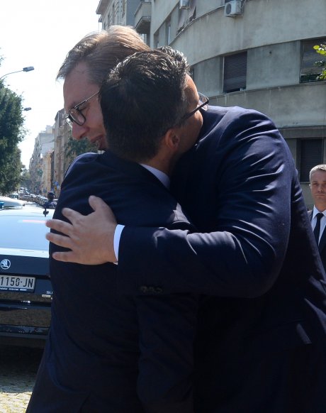 Aleksandar Vučić Marjan Šarec Aleksandar Vučić Marjan Šarec