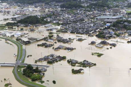 Japan, poplave, klizišta, Kjušu