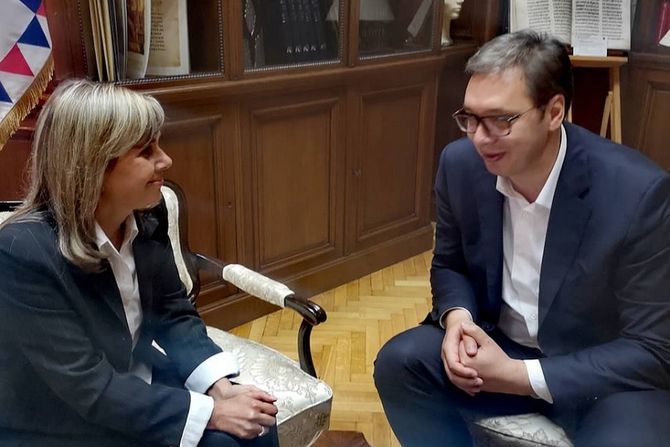 Aleksandar Vučić, Maja Pavlović Aleksandar Vučić, Maja Pavlović