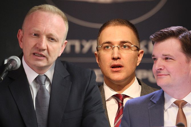 Dragan Djilas, Nebojsa Stefanovic, Milenko Jovanov