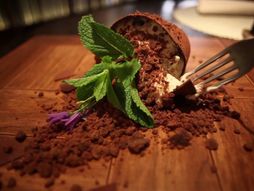 Kolač, razbijena saksija