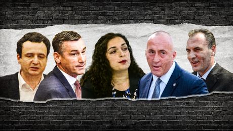 Ramuš Haradinaj, Aljbin Kurti, Kadri Veselji, Vjosa Osmani i Fatmir Ljimaj