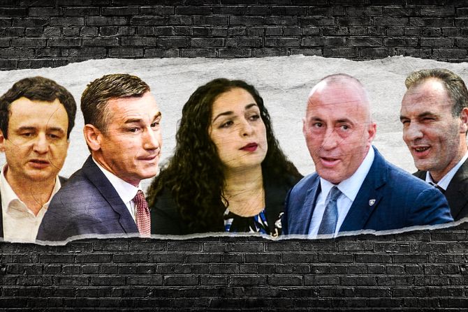 Ramuš Haradinaj, Aljbin Kurti, Kadri Veselji, Vjosa Osmani i Fatmir Ljimaj