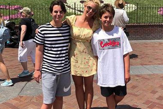 Britney Spears, Sean i Jayden Britney Spears, Sean i Jayden