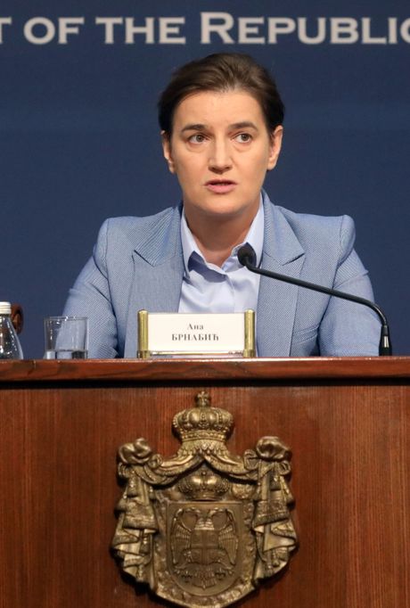 Ana Brnabic, Konferencija za novinare predsednice Vlade