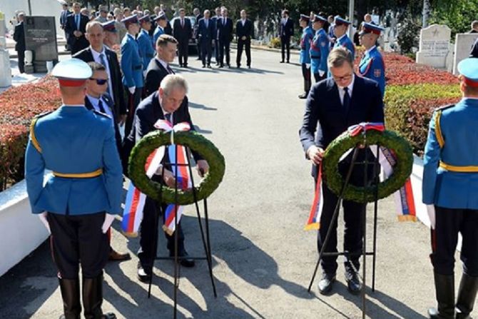 Aleksandar Vučić, predsednik Srbije, Miloš Zeman, Češka